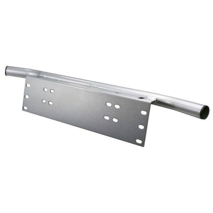 Ship Number Plate Bullbar Frame Driving Light Bar Car Mounting Bracket Silver - Aimall
