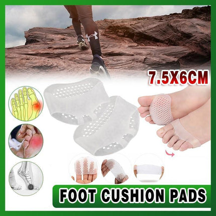 Soft Forefoot Ball of Foot Cushion Pads Anti-Slip Metatarsal Insert Pain Relief - Aimall
