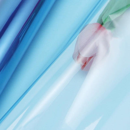 40×30M Cellophane Roll Film Plain Colourful Thick Florist Hamper Gift Wrap Craft - Aimall