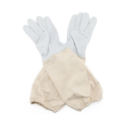 Goatskin Protective Bee Keeping & Vented Long Sleeve Beekeeping Gloves - Aimall