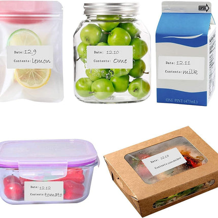 500PCS Kitchen Stickers Refrigerator Freezer Food Storage Date Content Labels - Aimall