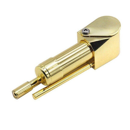 Solid Brass Tobacco Smoking Pipe Brass Chamber Bowl Hand Proto Pipes Hot - Aimall