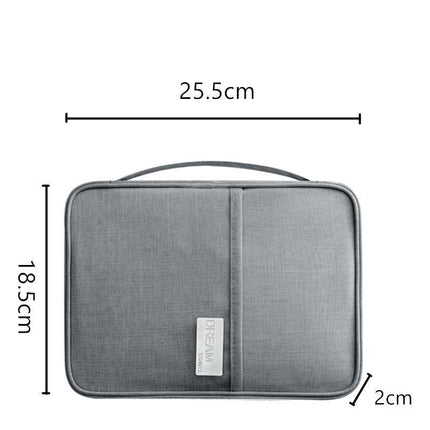 Waterproof Passport Holder Travel Document Wallet RFID Bag Family Case Organizer L - Aimall