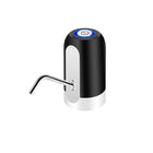 Electric Water Bottle Pump Dispenser Drinking USB Button Black White Drinking - Aimall