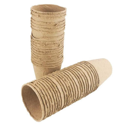 500PCS Nursery Pots Biodegradable Paper Pulp Peat Pots Plant Garden Seed Starter - Aimall