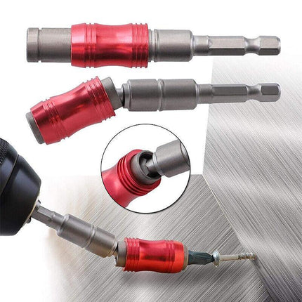 Magnetic Pivot Drill Bit Holder Steel Impact Pivoting Swivel Screw Drill-Bit Tip - Aimall