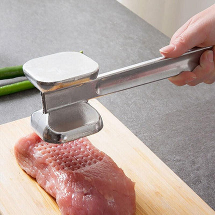 Aluminium Metal Meat Mallet Tenderizer Steak Beef Chicken Hammer Kitchen Tool - Aimall