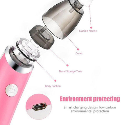 Electric Baby Nasal Aspirator in multiple colors - nose cleaner for newborns