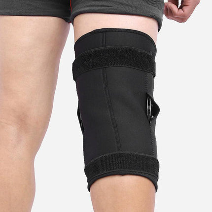 Adjustable Double Metal and Hinged Knee Brace Support Protection Arthritis Sport - Aimall
