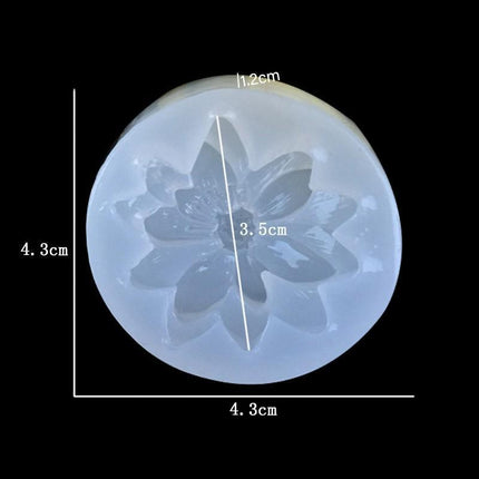 3D Flower Silicone Molds Epoxy Resin Jewelry Pendant Mould Making Craft Mold - Aimall
