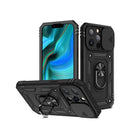 Black Shockproof Ring Case For iPhone 13 Pro Max 12 Pro Max Mini 11 Pro Max - Aimall