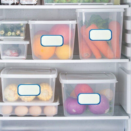 300PCS Food Labels Blank Food Stickers 1''x2'' Food Safety Storage AU Stock - Aimall