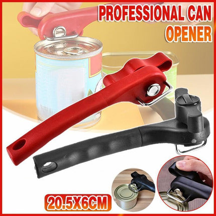 Tin Smooth Edge Professional Can Opener Manual Stainless Steel Safe Cut Lid Side - Aimall