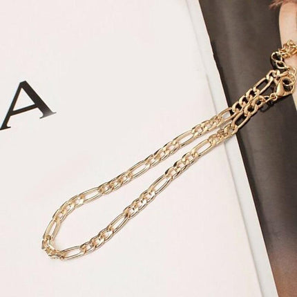 Classic Bohemian 18K Gold Plated Heshe Chain Anklet Foot Jewelry Beach Gift - Aimall