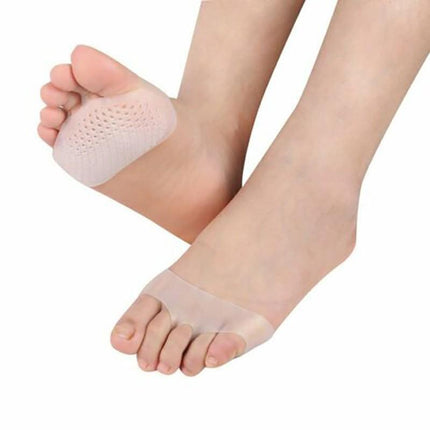 Soft Forefoot Ball of Foot Cushion Pads Anti-Slip Metatarsal Insert Pain Relief - Aimall
