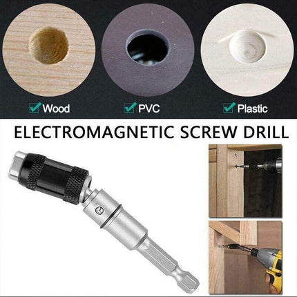 Magnetic Pivot Drill Bit Holder Steel Impact Pivoting Swivel Screw Drill Bits - Aimall