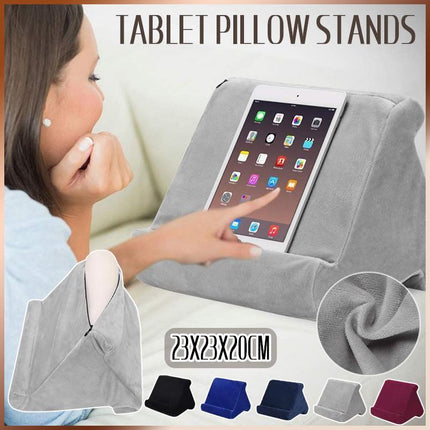 Tablet Pillow Stands For iPad Book Reader Holder Rest Laps Reading Cushion - Aimall