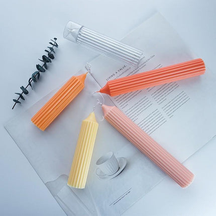 Long Pole Candle Mold Plastic Pillar Candle Making DIY Candle Mould Supplies - Aimall