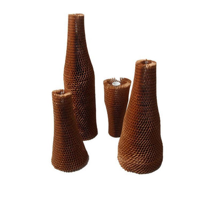 100 X Honeycomb Packing Paper Wrap,22/35/45CM Premium Recycled Cushioning Kraft - Aimall