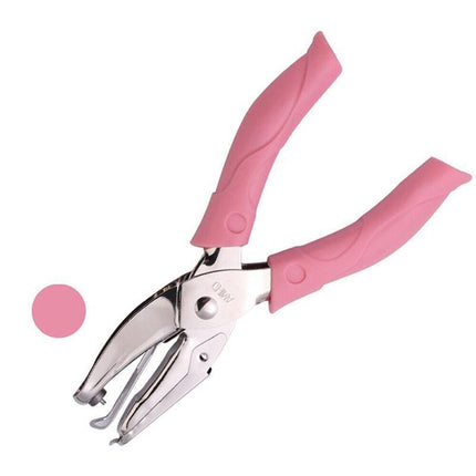 Circle/Heart/Star Shaped Metal Hole Punch pliers Soft Grip Paper Hand Puncher - Aimall