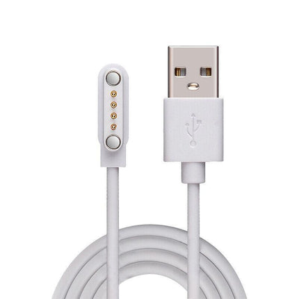 Universal Smart Watch Bracelet Charging Cable 4-Pin 2.54 Magnetic Charger Cords - Aimall