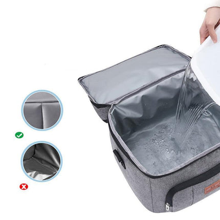 Insulated Lunch Bag with Shoulder Strap - Aimall
