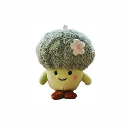 Vegetable Keychain Plush Realistic Food Simulation Soft Stuffed Kids Toy Keyring - Aimall