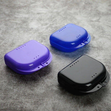 Orthodontic Retainer Box Teeth Mouth Denture Dental Case Guard Storage Sport - Aimall