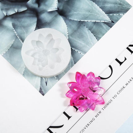 3D Flower Silicone Molds Epoxy Resin Jewelry Pendant Mould Making Craft Mold - Aimall