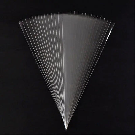 100 Clear Cello Cone Bags Easter Lollies Lolly Favours Candy Treat STOCK - Aimall