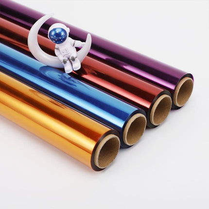 40×30M Cellophane Roll Film Plain Colourful Thick Florist Hamper Gift Wrap Craft - Aimall