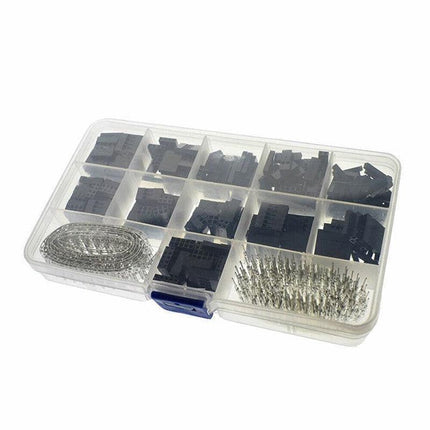 620x Male Jumper Pin Dupont Pin Crimp Wire Housing Kit Header Female Connector - Aimall