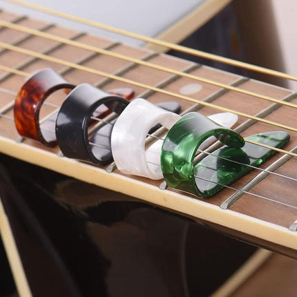 15PCS+1 BOX Guitar Picks Bass Thumb Finger Nail Colorful Plectrum Guitar Banjo - Aimall