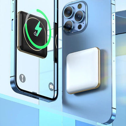 10000mAh Portable mini Qi Fast Charger Magnetic Wireless Power Bank Charger Slim - Aimall