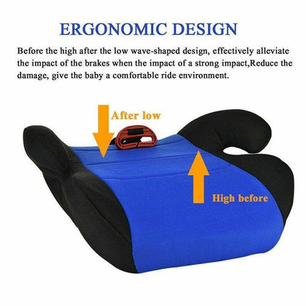Car Booster Seat Chair Cushion Pad For Toddler 4-12 years Children 15-36kg Kids - Aimall