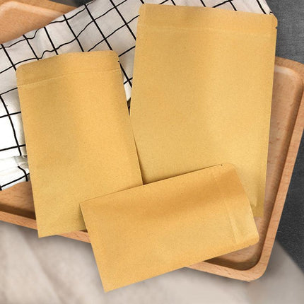 Kraft Paper Mylar Storage Self Seal Packing Pouches Aluminum Foil Packaging Bag - Aimall