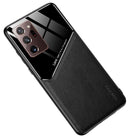 For Samsung Galaxy S21 S22 S20 Note 20 Ultra Plus S20 FE Leather Case Black - Aimall