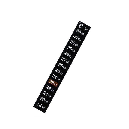 UPTO 10x Aquarium Thermometer Fish Tank Sticker Temperature Strip Dual Scale HOT - Aimall