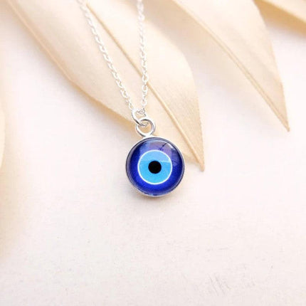 Stylish Lucky Blue Eye Necklace for Protection - Aimall