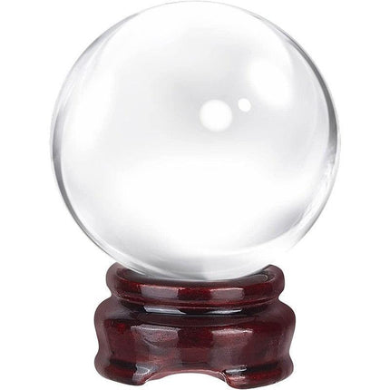 80mm Clear Glass Crystal Healing Ball Photography Lens Ball Sphere Decoration - Aimall