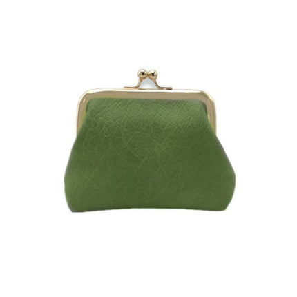 Women's Leather Small Cosmetic Bag Coin Purse & Lipstick Change Storage Bags - Aimall