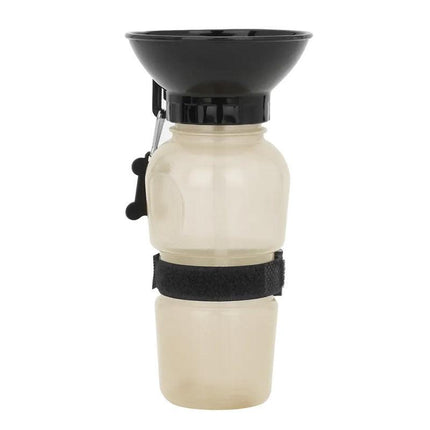 500ML Dog Cat Water Drinking Bottle Detachable Travel Cup Portable Pet Feeder - Aimall