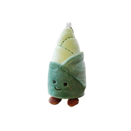 Vegetable Keychain Plush Realistic Food Simulation Soft Stuffed Kids Toy Keyring - Aimall