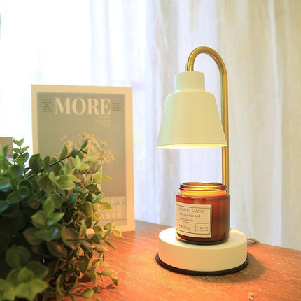 Aromatherapy Melting Wax Lamp Dimmable Night Light Table Candle Warmer Lamp - Aimall
