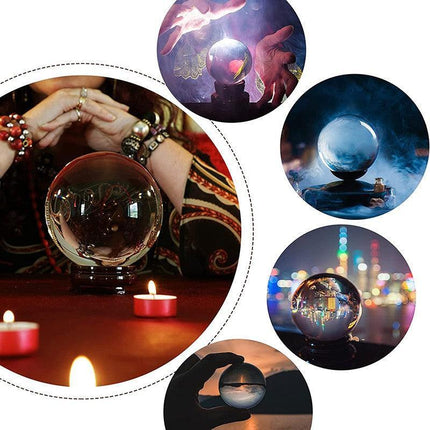 80mm Clear Glass Crystal Healing Ball Photography Lens Ball Sphere Decoration - Aimall