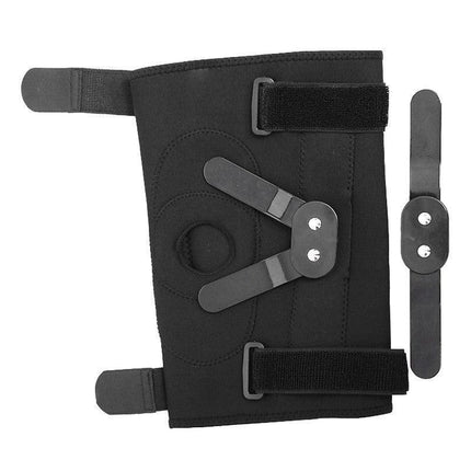 Adjustable Double Metal And Hinged Knee Brace Support Protection Arthritis Sport - Aimall