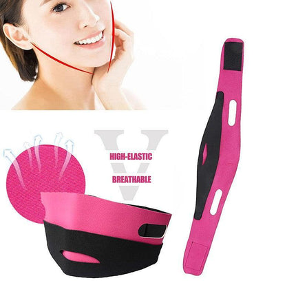 Face V-Line Slim Slimming Strap Up Mask Belt Lift Chin Anti-Aging Band Cheek - Aimall