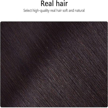 Clip In on Bangs Fringe Fake Hair Extensions Straight Front Neat Hair as Human - Aimall