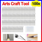 100x #11 Knife Replacement Blades ForExacto Carbon Steel Hobby Arts Craft Tool - Aimall