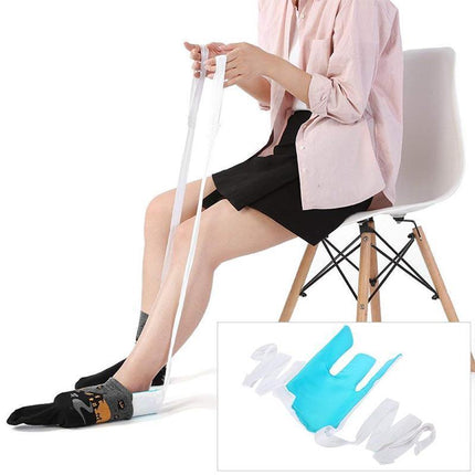 Sock Aid Easy On And Off Stocking Slider Pulling Assist Device Compression Sock - Aimall